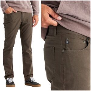 Free Fly Apparel Men's Pants in Dark Brown